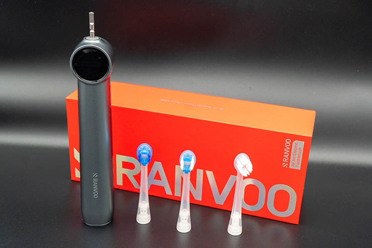 RANVOO AirJet Ⅱ 電動歯ブラシ グレー RANVOO AirJet Ⅱレビュー】歯垢除去率99.89%のバブル洗浄技術！高性能